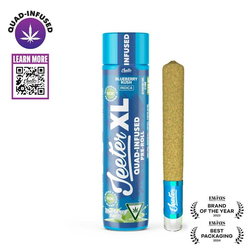 Blueberry Kush Jeeter XL Infused Pre-Roll | 2g