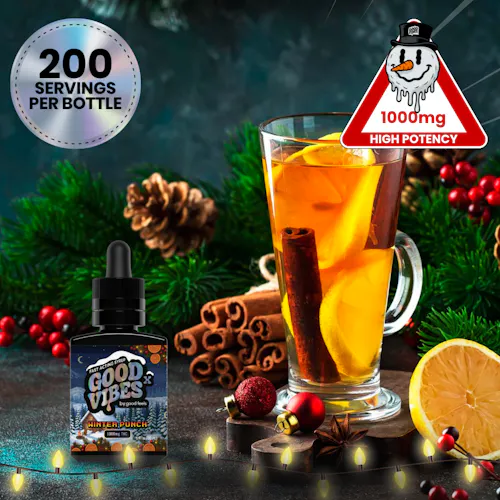 Winter Punch Limited Edition X High Potency Liquid Gummies Tincture | 1000mg-1