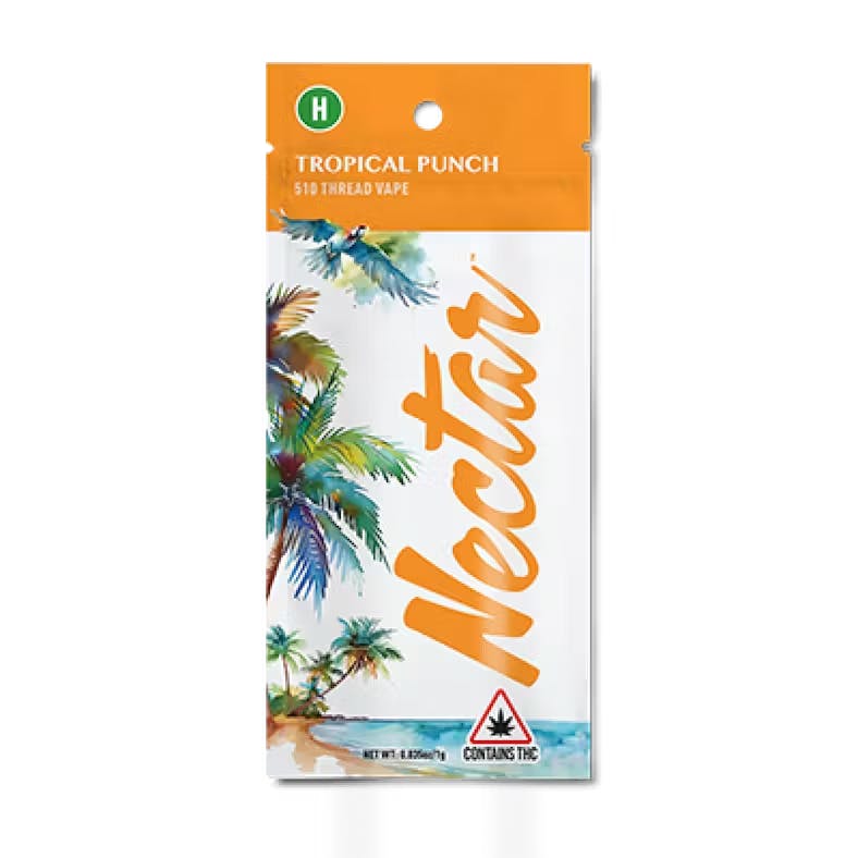 Nectar Tropical Punch | 1g | Distillate Cart - Native Sun Cannabis Cannabis  Dispensary in MA
