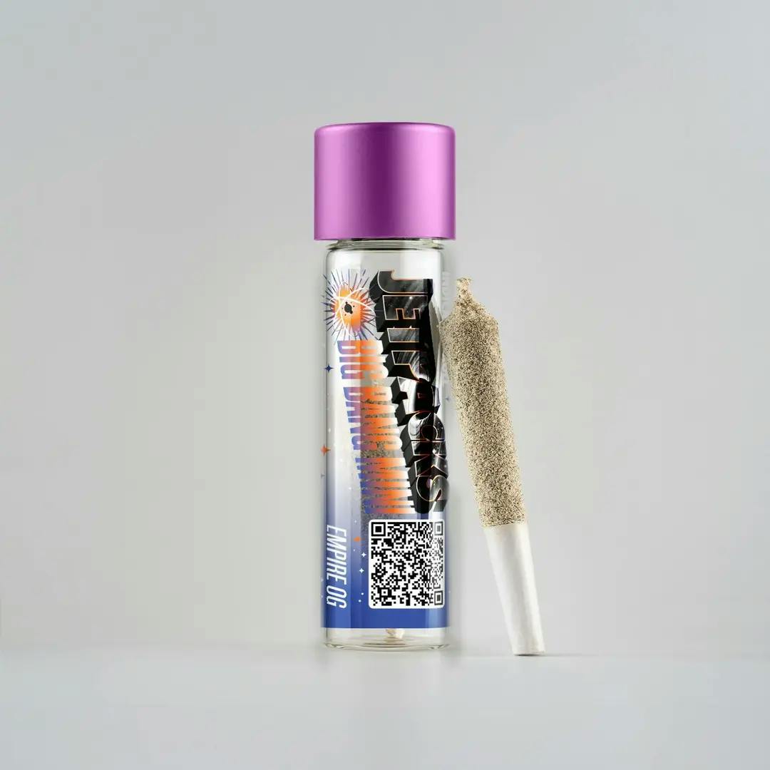 Jetpacks - .5g Live Resin & Diamond Infused Preroll - Empire OG