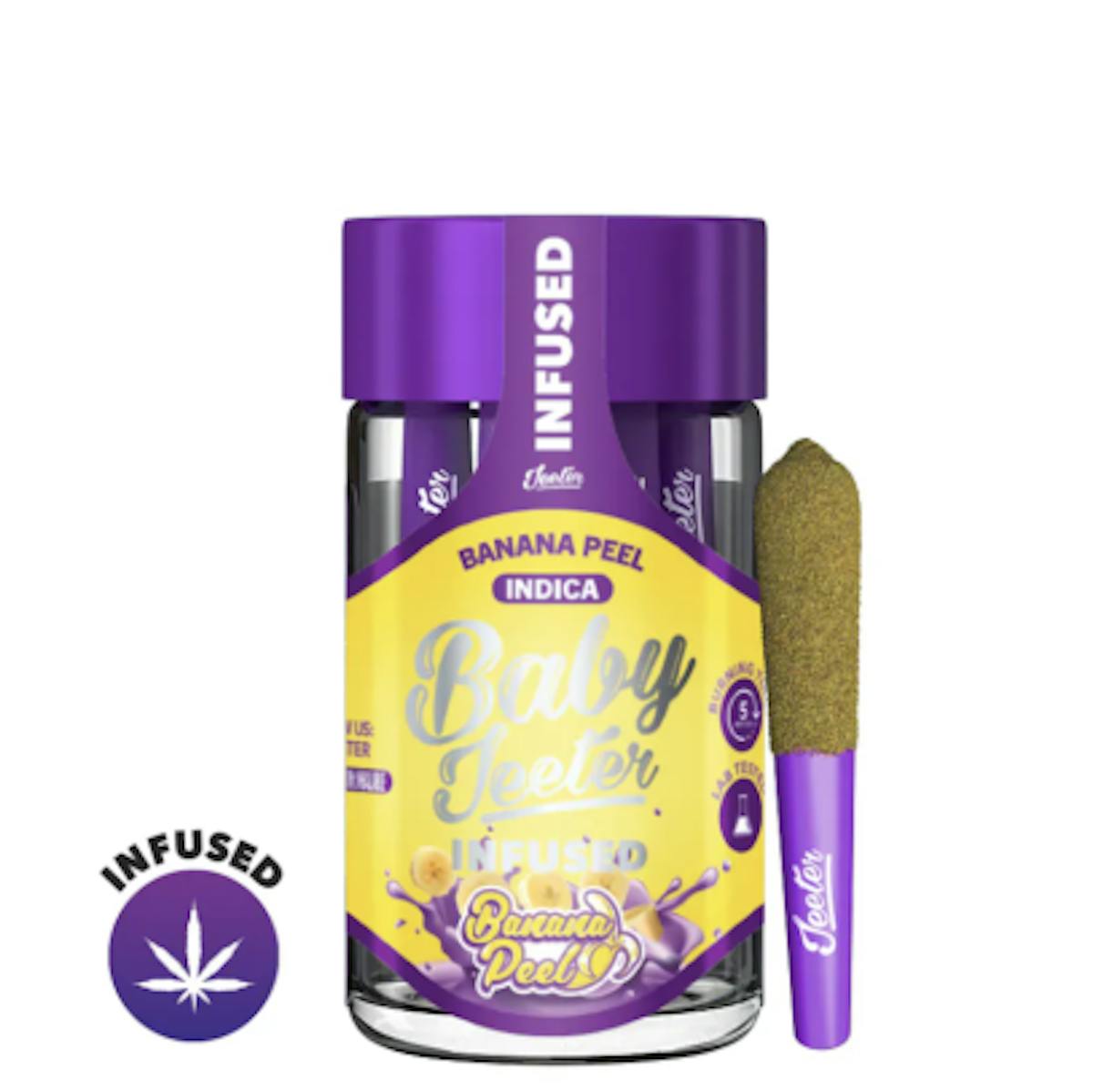 Image of Banana Peel | .5g 5pk Infused Prerolls