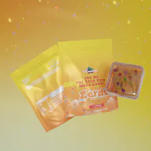 Amnesia - 200mg Zerds Hash Rosin Single Gummy - Orange Soda