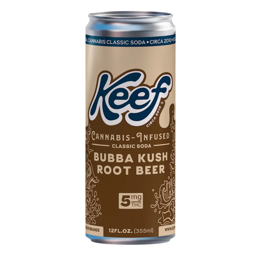 Product Keef - Bubba Kush Root Beer Classic Soda (5mg)