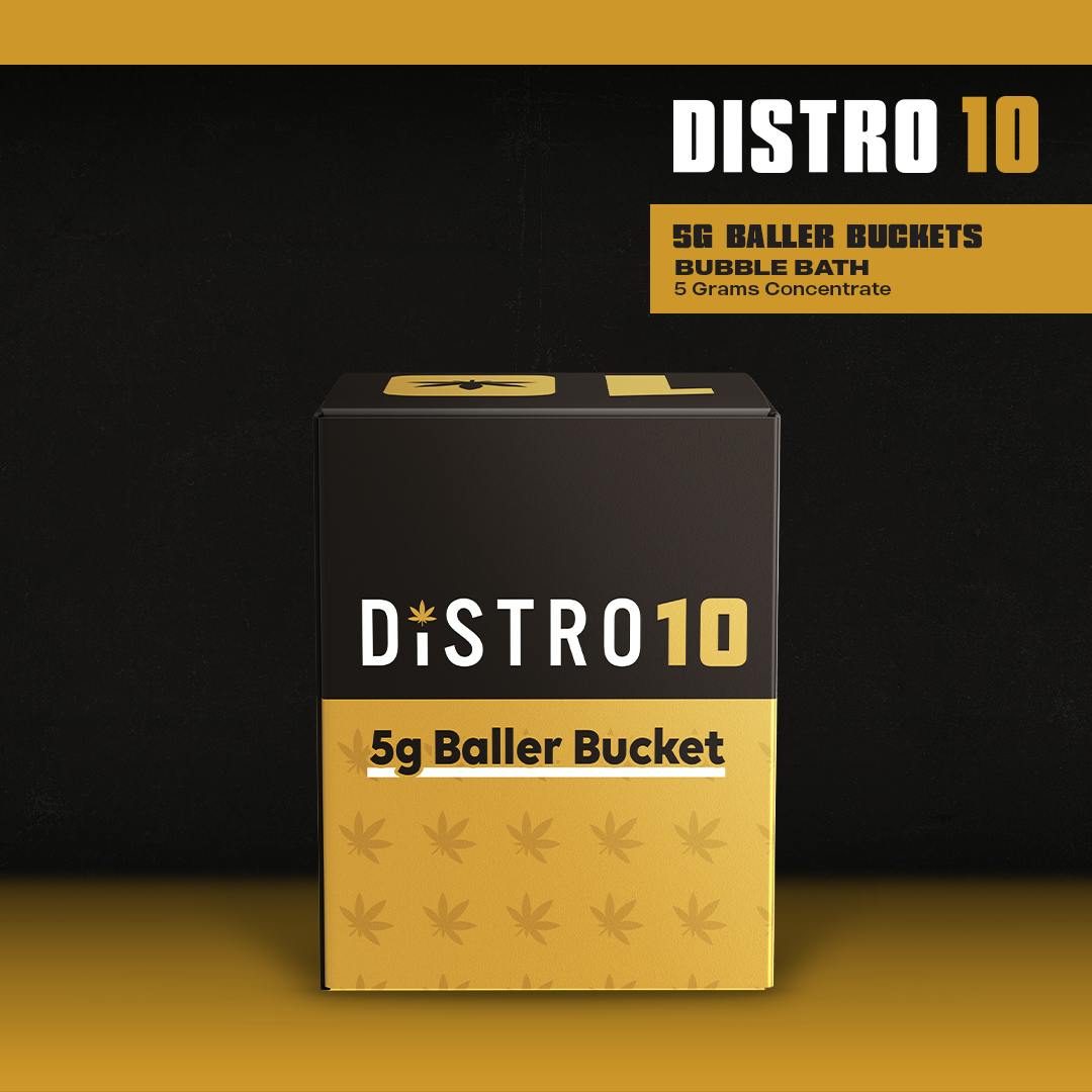 Distro 10 - (5g) Baller Bucket - Bubble Bath