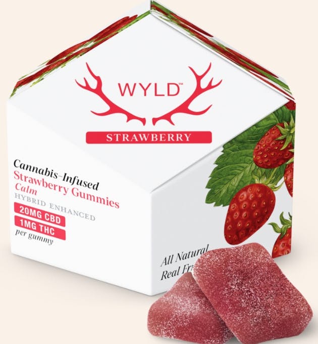 Wyld Gummies Calm | 20:1 CBD/THC 10 Pack | Strawberry