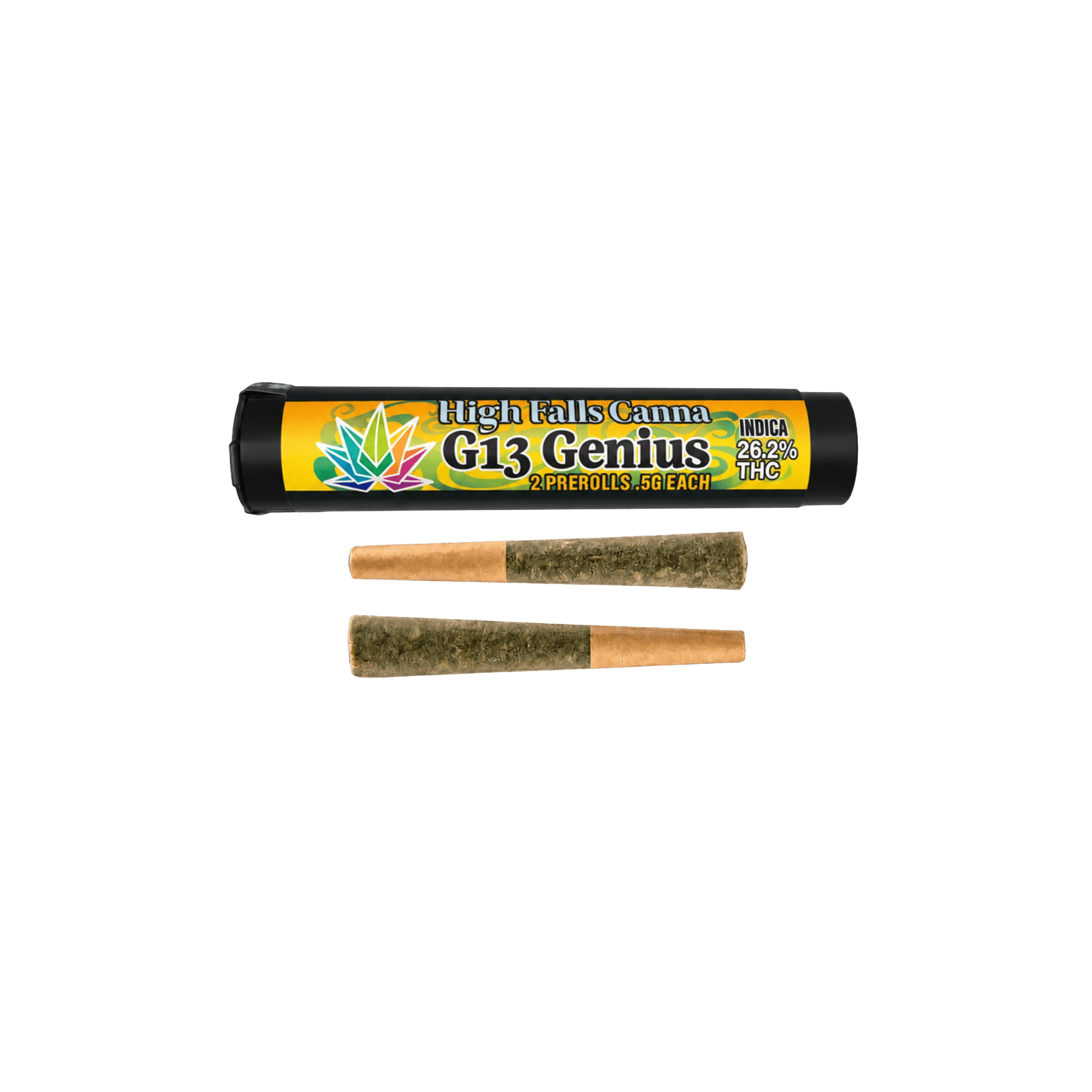 High Falls Canna G13 Genius 2pk 1g Pre-Rolls
