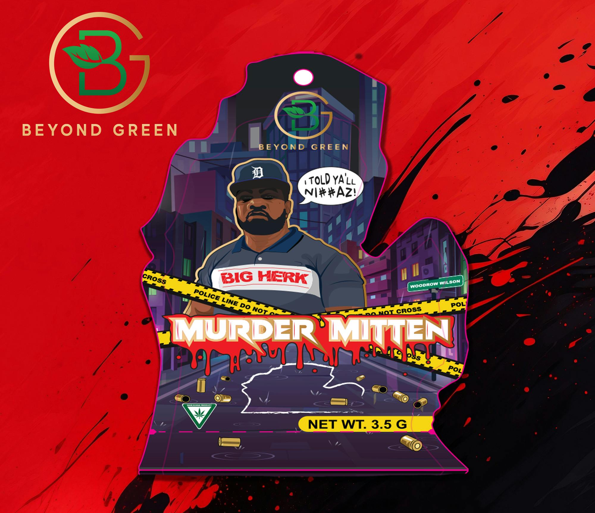 Beyond Green - 3.5g Prepack - Murder Mitten