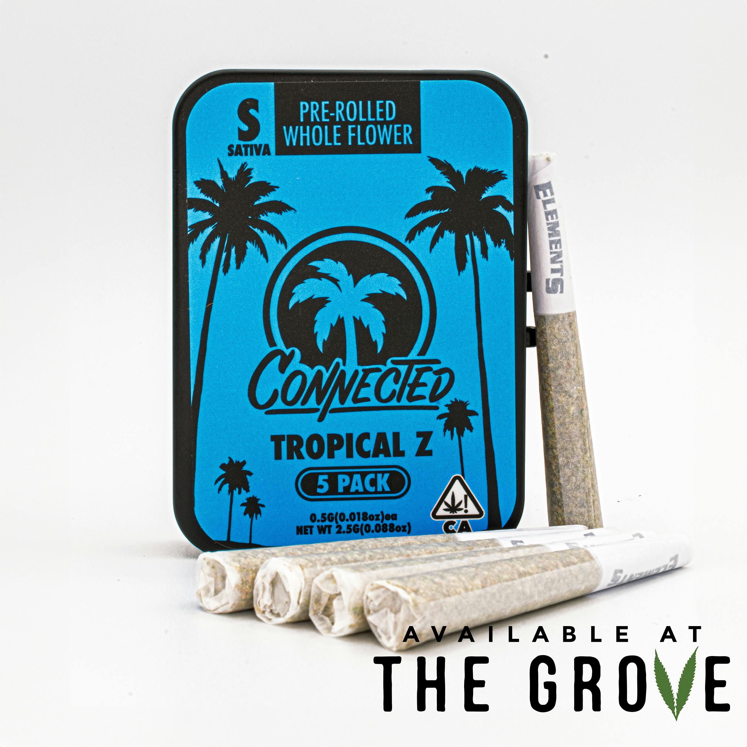 Connected Cannabis | Tropical Z - 5 Pack Pre-rolls | The Grove