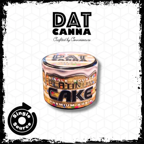 Dat Canna - 1g Rosin - Platinum Cake