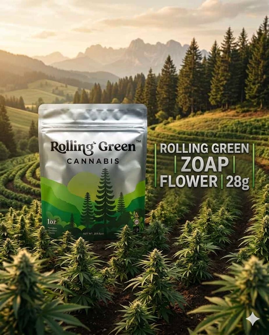 Product Rolling Green | Zoap | 1.99% terps