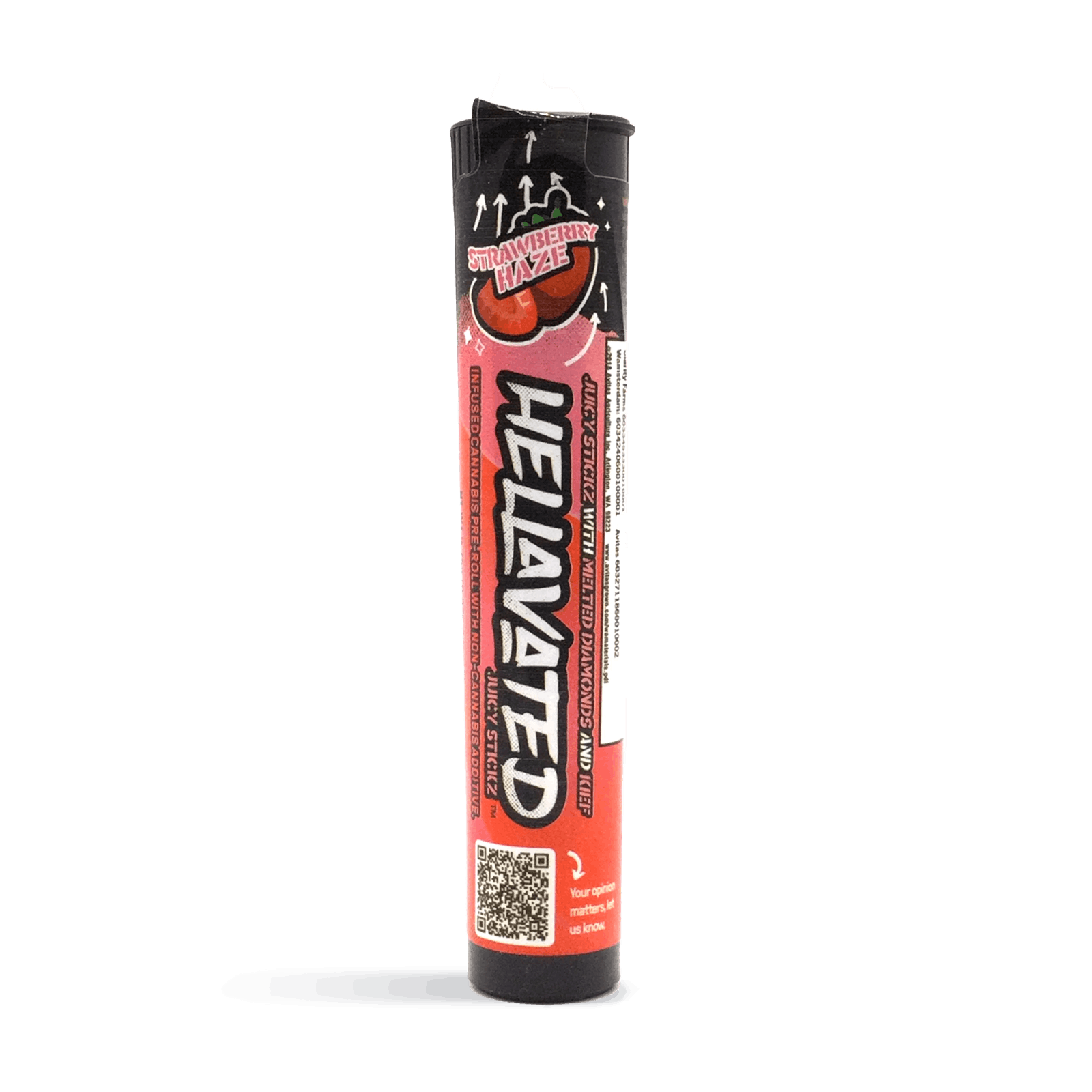 Photo of Strawberry Haze Juicy Stickz Infused Pre-Roll | 0.75g
