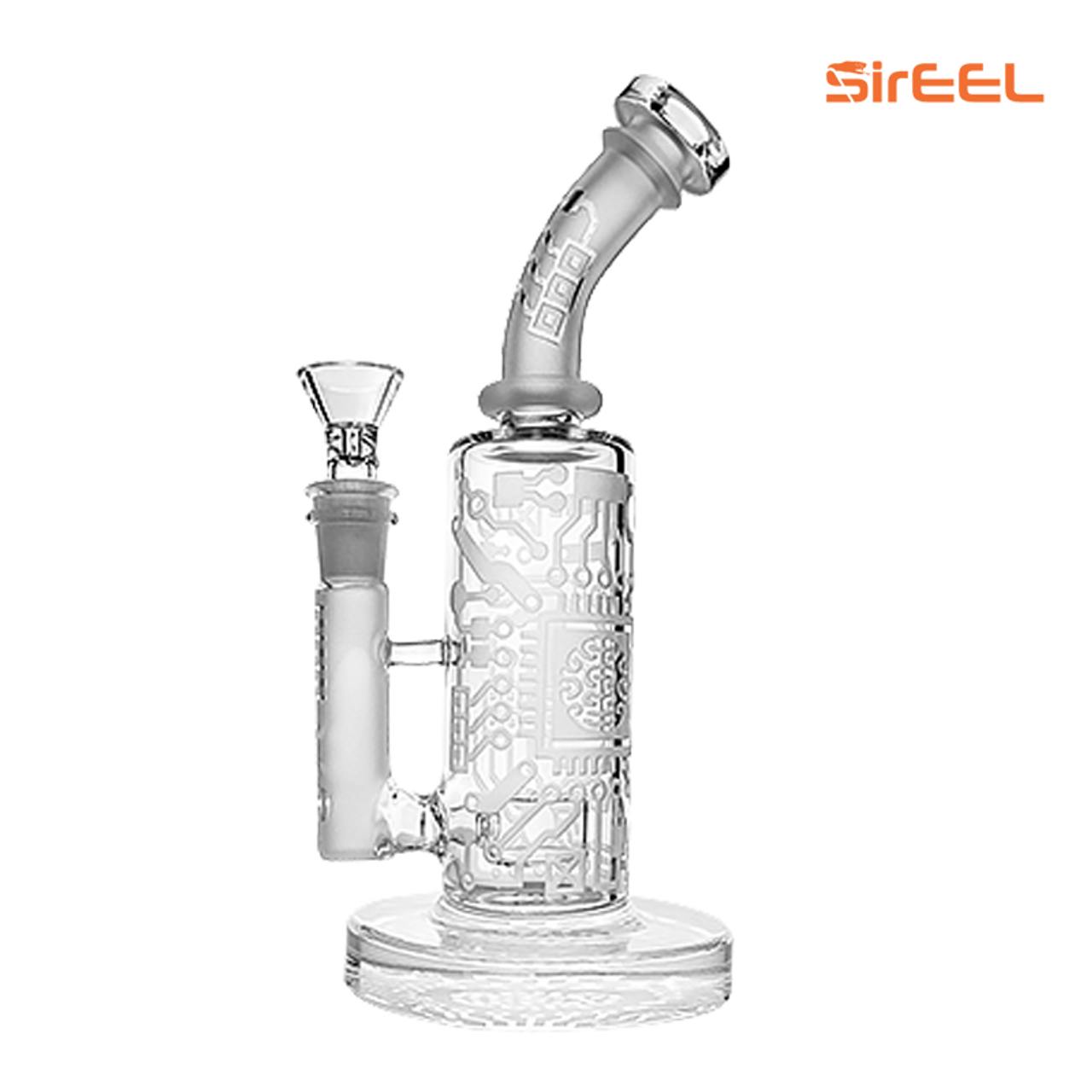 Product: 8" Etched Clear Bong