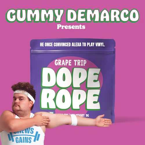 DOPE ROPE | Grape Trip | 200MG | Premium Gummy Rope