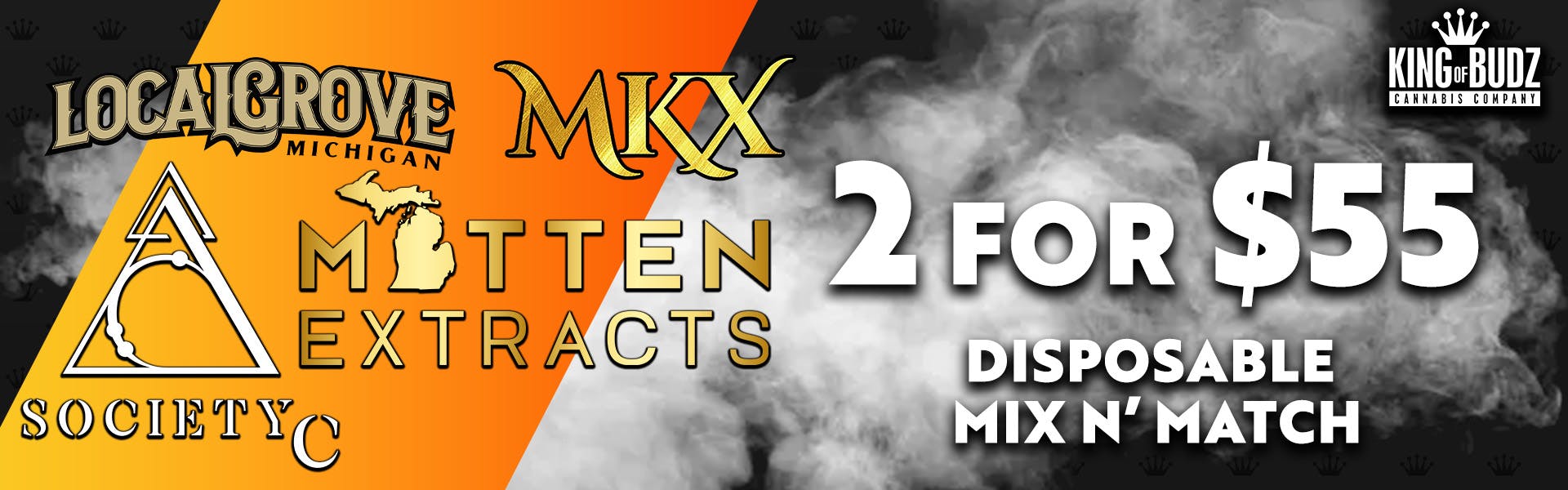 2 for $55 Disposables