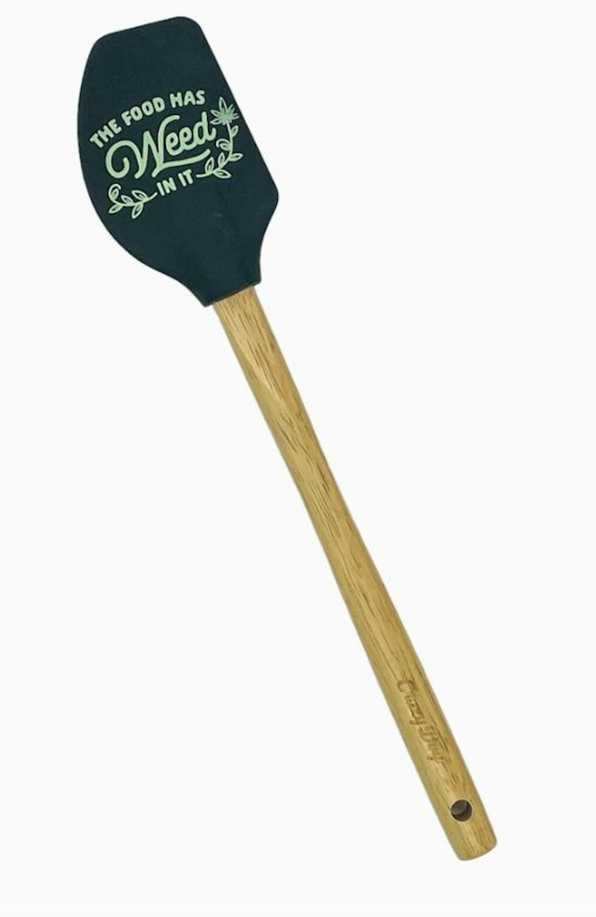 Image of “The Food Has Weed In It” Rubber Spatula