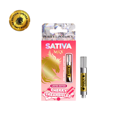 MKX 1 Gram 510 Thread Carts *LIMITED EDITION* - Cherry Creamsiclez (Sativa) - CARTRIDGES by MKX Oil Co. at King of Budz