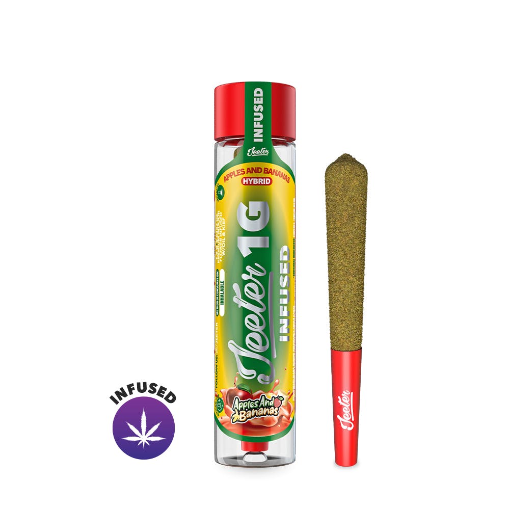 Jeeter - Quad Infused Preroll - Apples & Bananas (H) (1.0g)