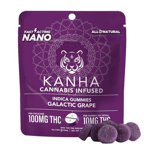 KANHA | Galactic Grape | Nano Gummies | 10-pack-1