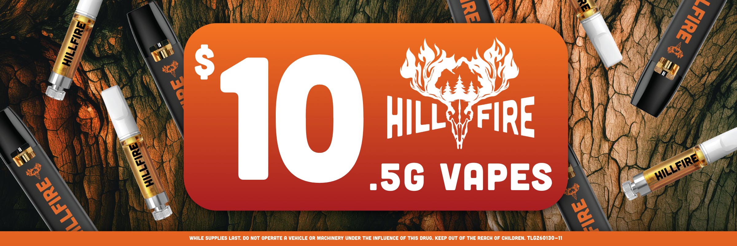 $10 0.5G VAPES SALE