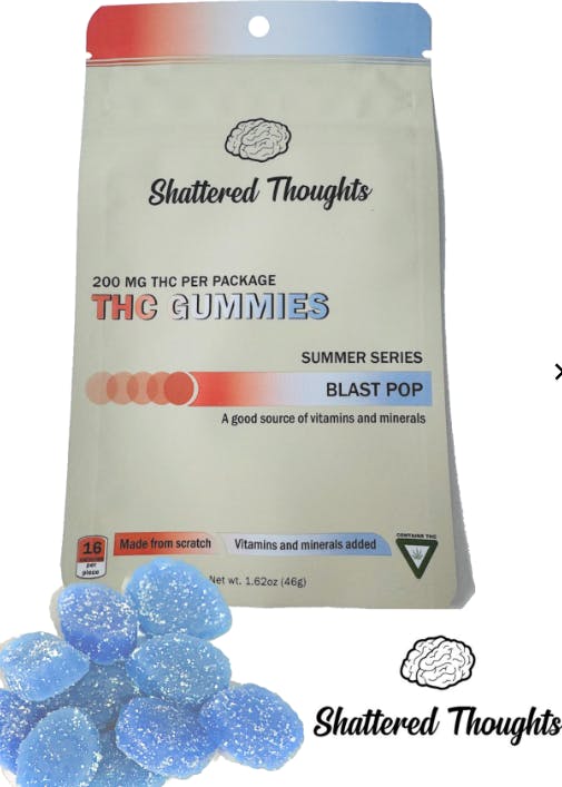 Shattered Thoughts - 100mg Gummies - Blast Pop