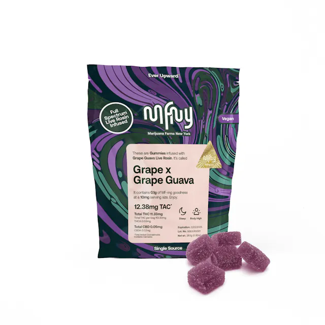 MFNY Grape x Grape Guava | Live Rosin Gummies