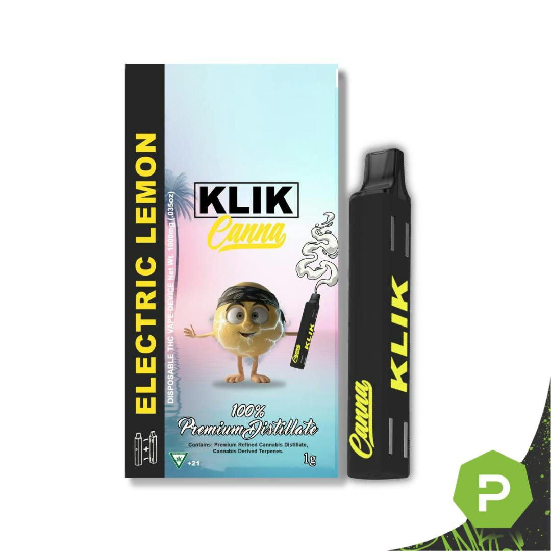 KLIK KLIK Disposable | Electric Lemon - Puff Cannabis Cannabis Store in MI