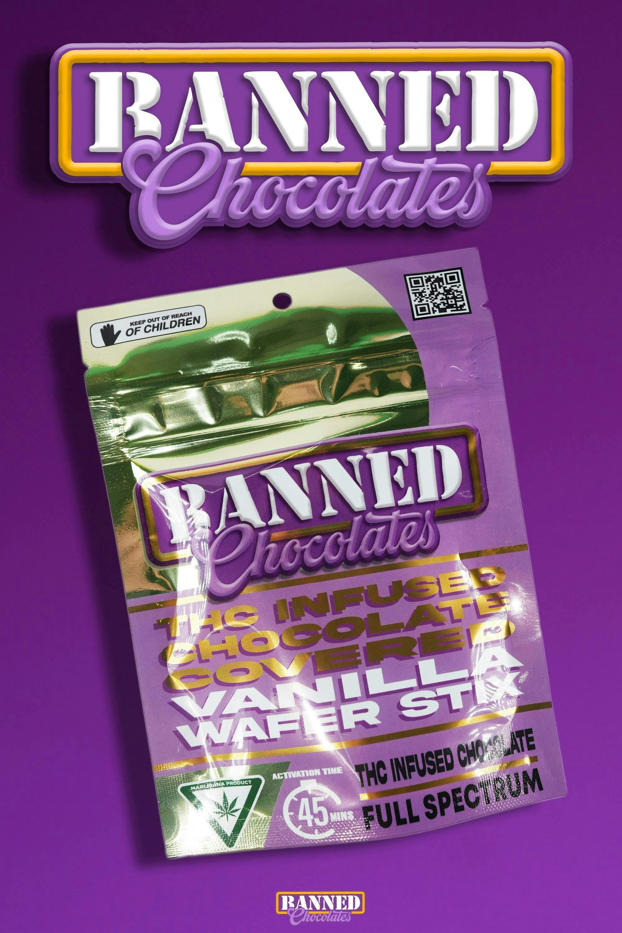 Banned - 200mg Wafer Stix - Hazelnut