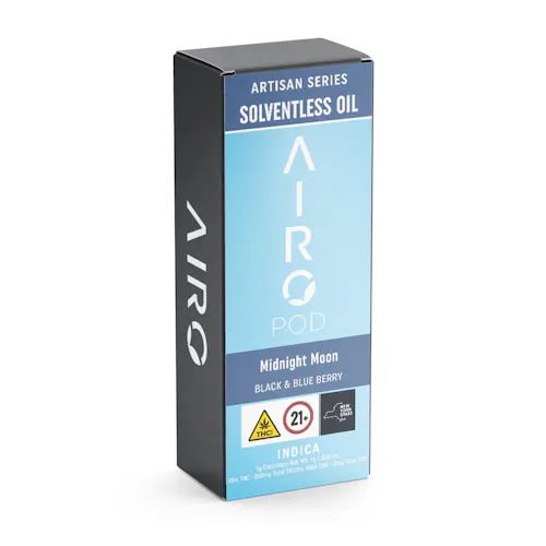 AIRO | ARTISAN SERIES | SOLVENTLESS OIL POD | MIDNIGHT MOON | 1G-active