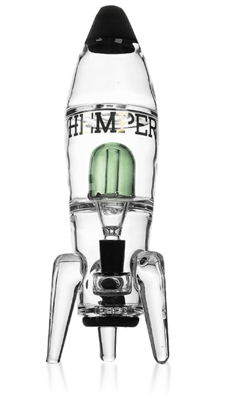 Accessories | Hemper | Rocket Ship Bong XL - Black | 11"