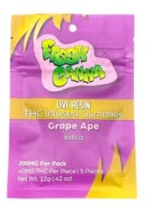 Fresh Canna FRESH CANNA | GRAPE APE - LIVE RESIN GUMMIES | 200MG | INDICA — EDIBLES
