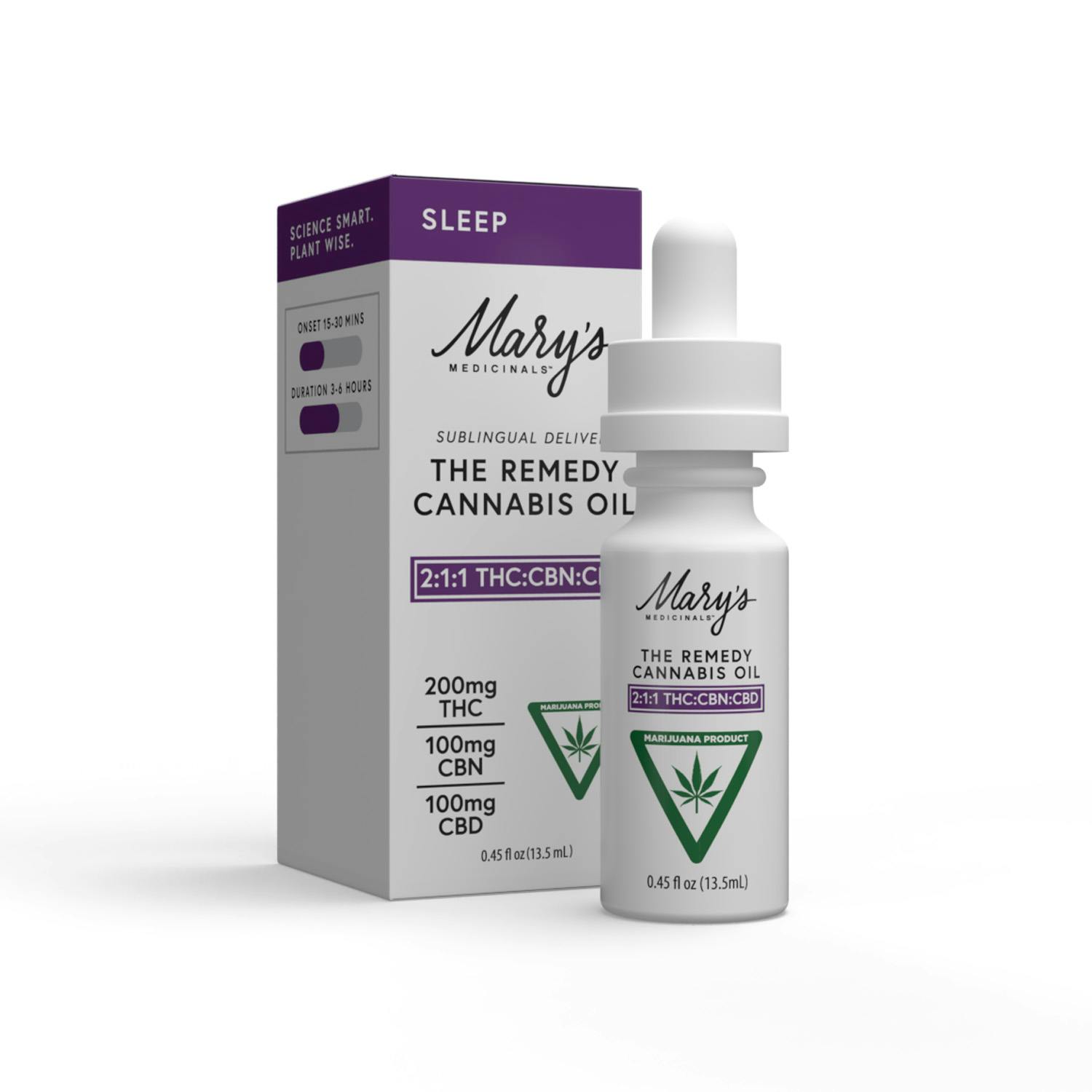 The Remedy - Tincture - 200mg - 2:1:1 THC/CBN/CBD - Sleep - 400mg