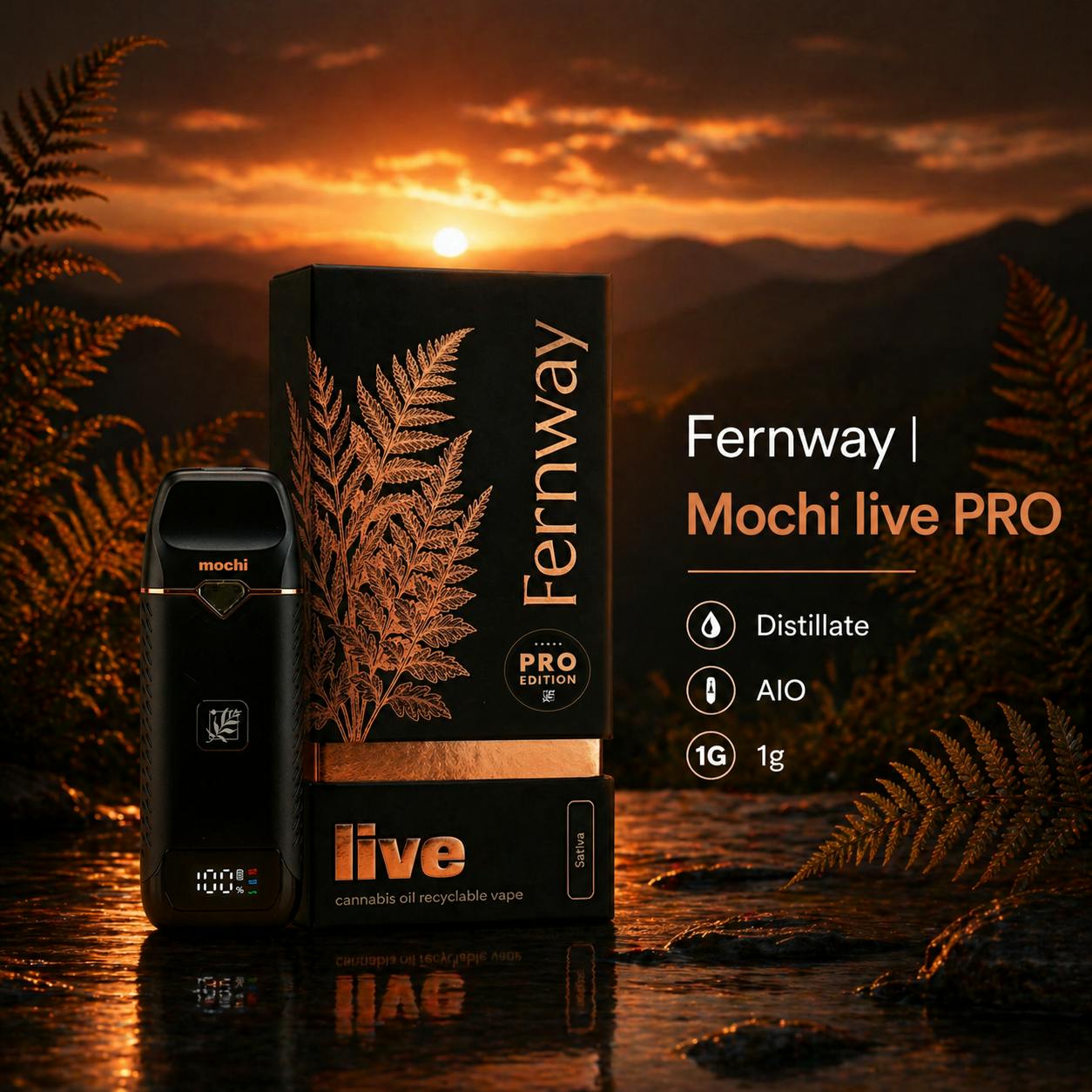 Product Fernway | Mochi Live PRO | Distillate | AIO | 1g
