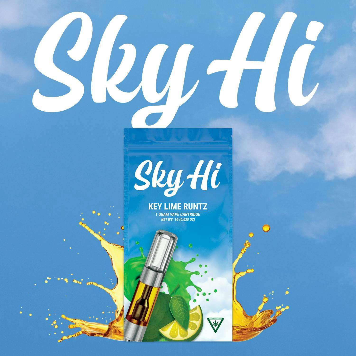SKY-HI - 1g Cart - Key Lime Runtz