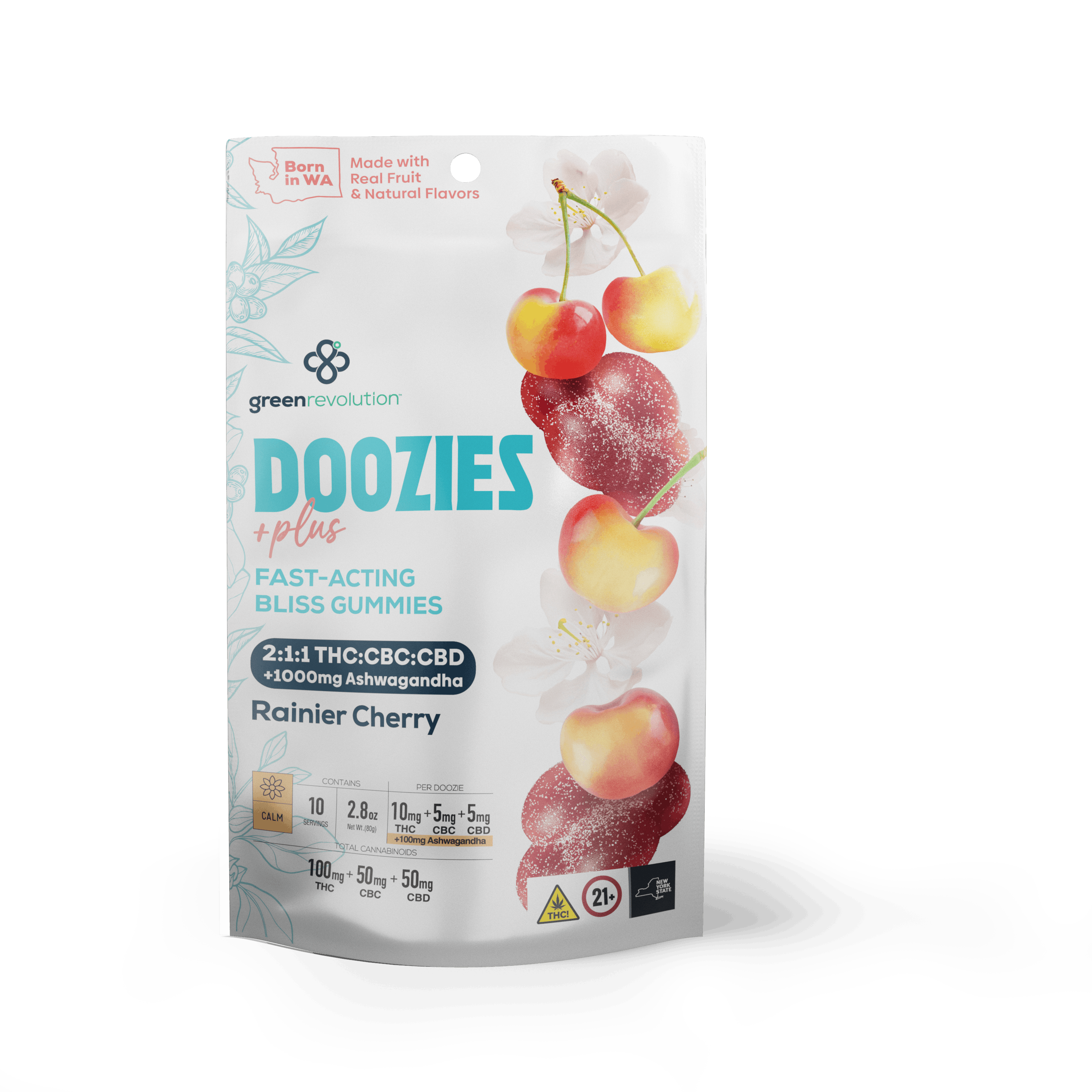 Green Revolution | Doozies 10pck | Cherry (2:1:1)