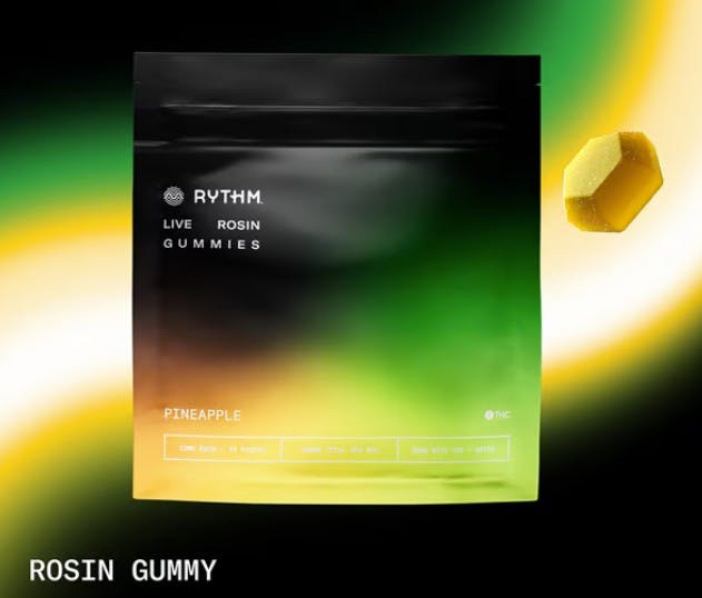 Rythm Live Rosin Gummies - Pineapple