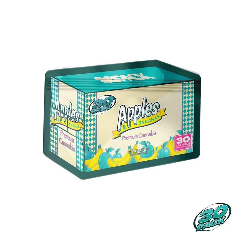 30 Pack - 30x1g Pre-roll - Apples and Bananas
