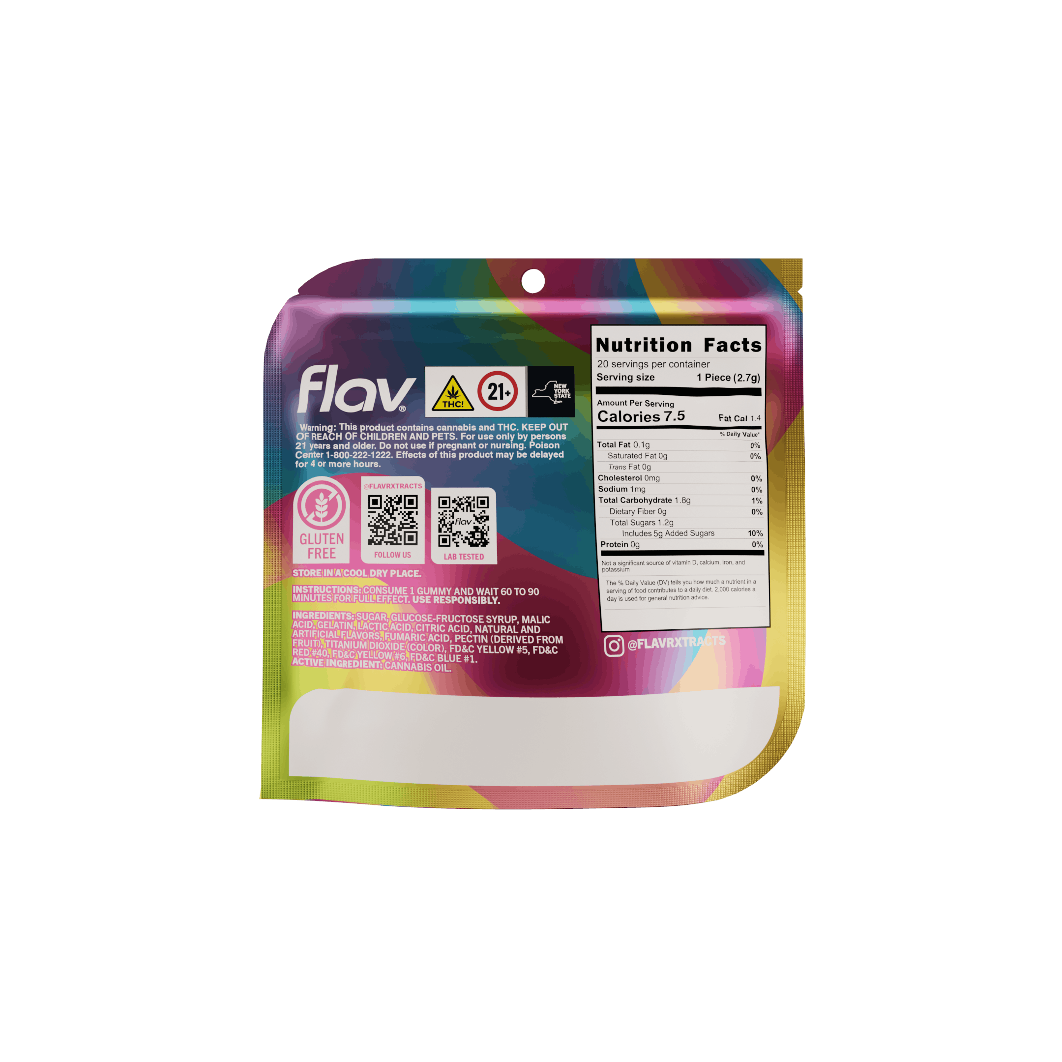 Rainbow Poppers - 100mg-3