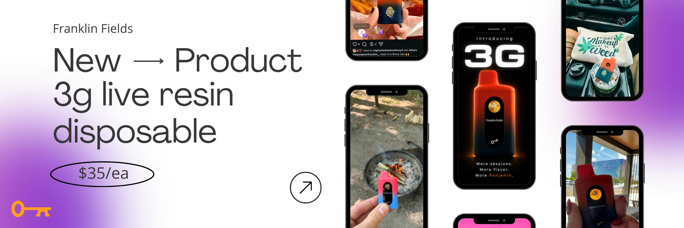 Franklin Fields Penjamin Vape 3g Vape