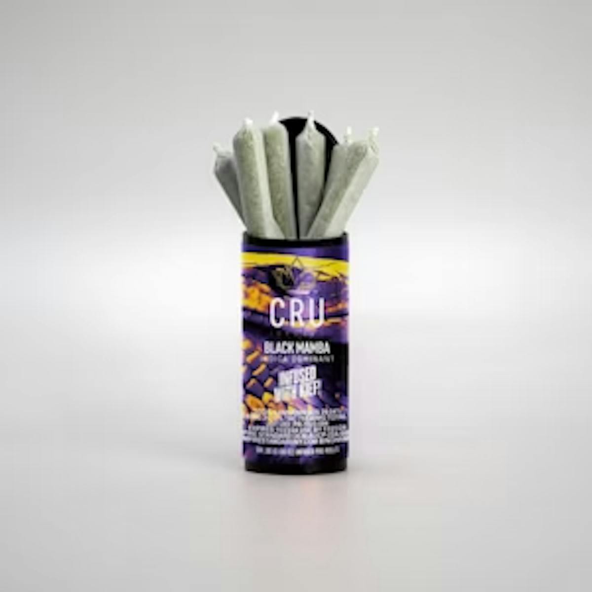Photo of CRU | Black Mamba Pre-Rolls | 0.5g 6pk Infused