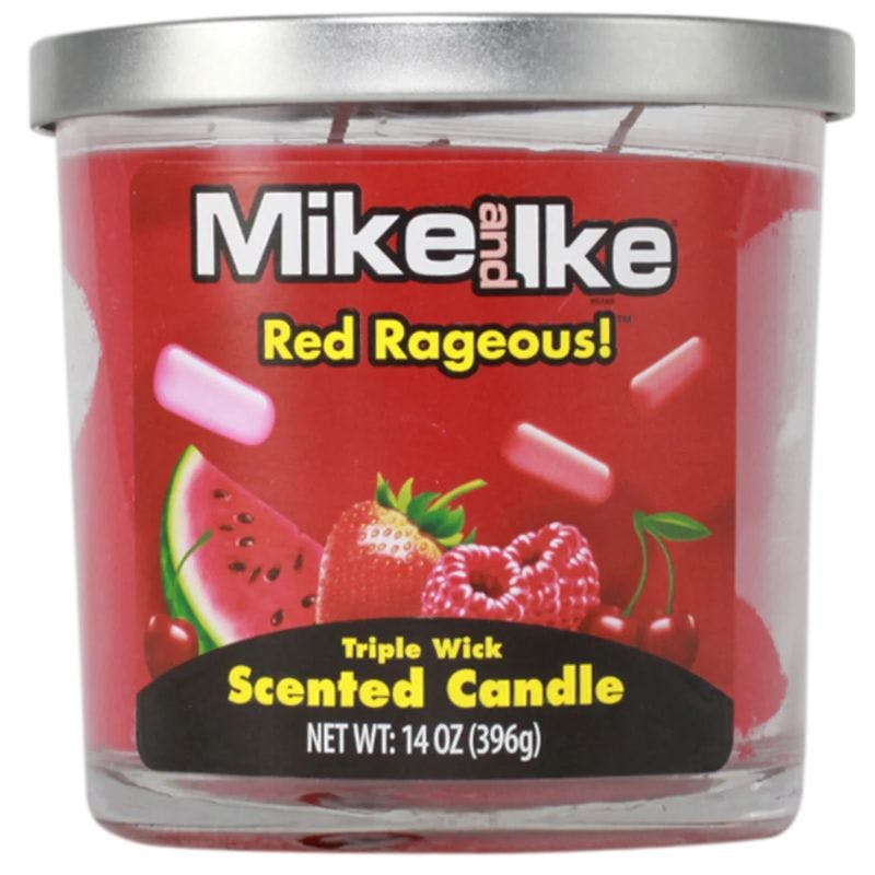 Sweet Tooth | 14oz Mike & Ike Triple Wick Candle - Red Rageous