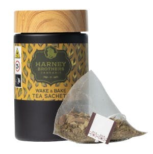 Harney Brother Cannabis - Tea Bags - Wake & Bake - Yaupon Mint 5 Sachet - 20mg by Harney Brothers