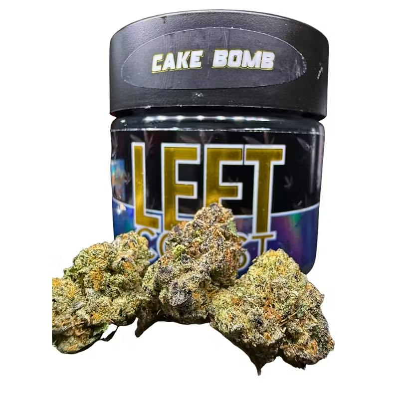 Product Left Coast | Cake Bomb | 3.5g Premium Indoor Flower | A26-A