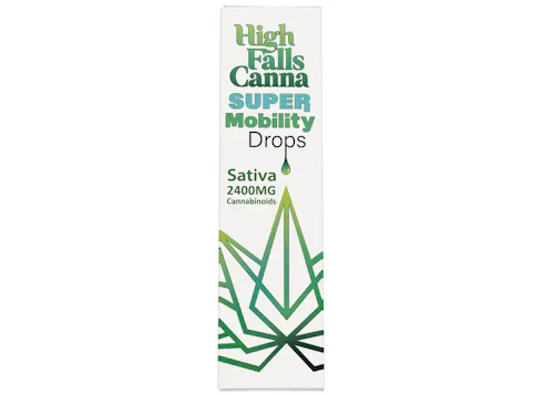 High Falls Canna | Super Mobility Drops | THC / CBD / CBG Tincture | 30 Servings / 15mL Bottle-active