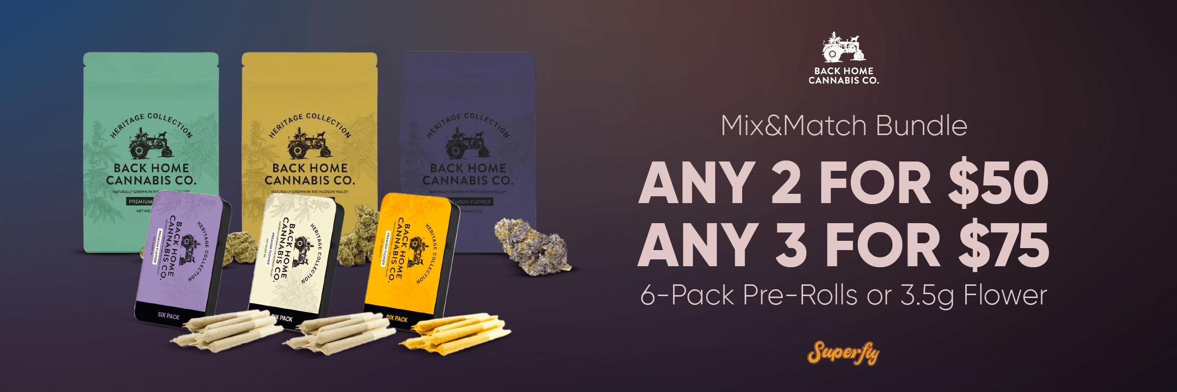 Back Home Cannabis Bundle Superfly Dispensary