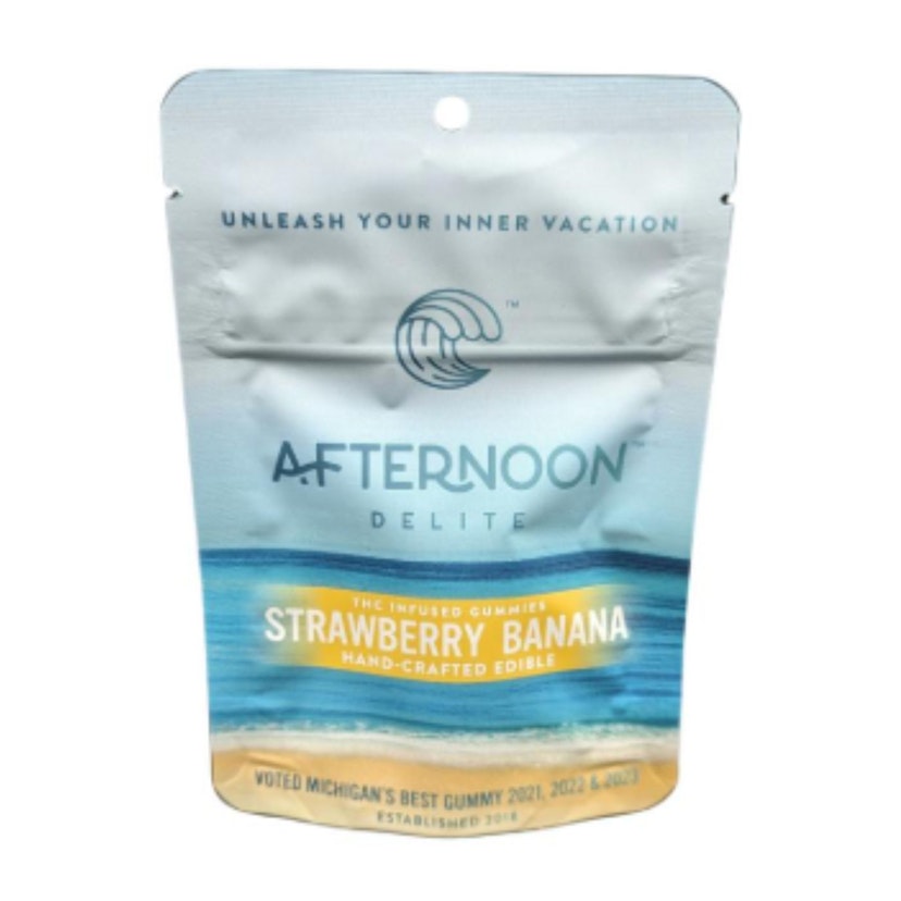 Afternoon Delite - Strawberry Banana Gummies 200mg