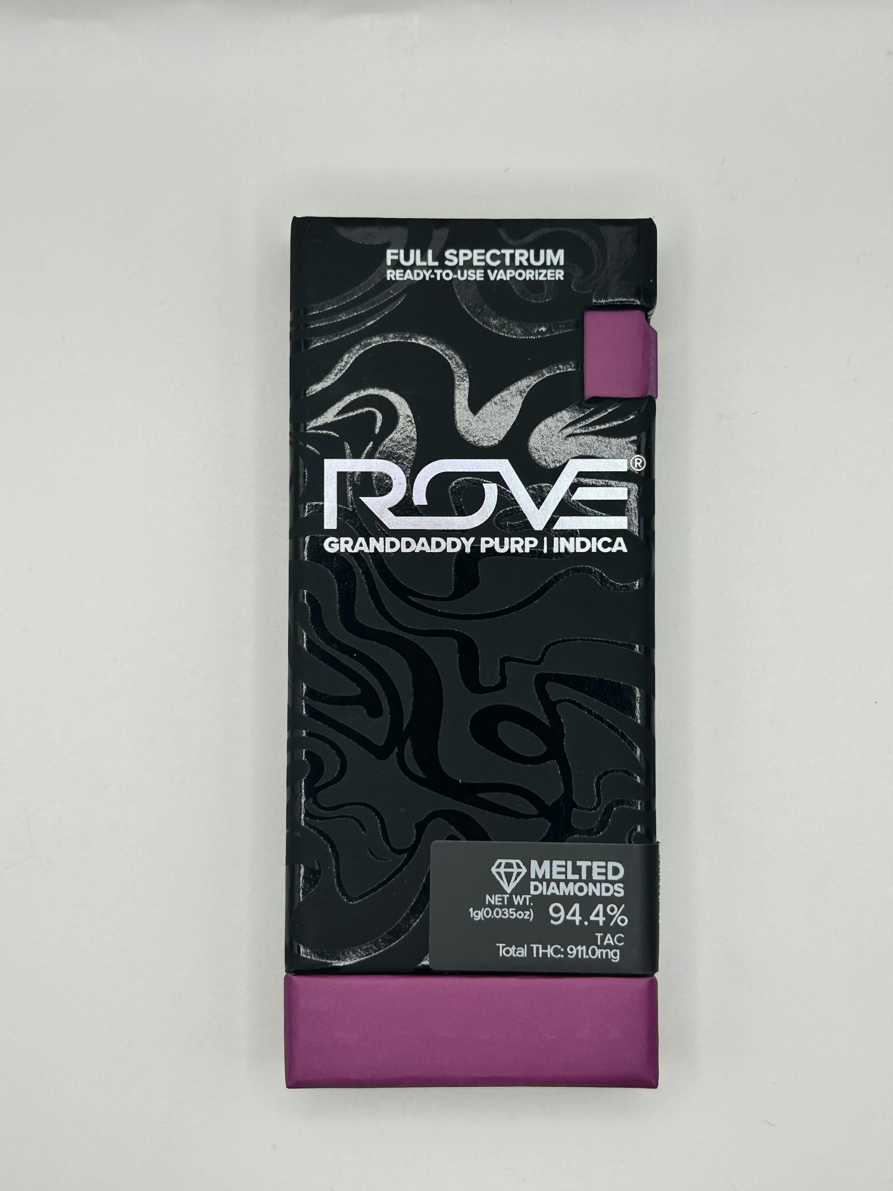 Photo of Granddaddy Purp | Melted Diamond Live Resin Vaporizer | 1.0g (Ready-To-Use)