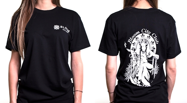 Bloom City Club T-Shirt Black XS