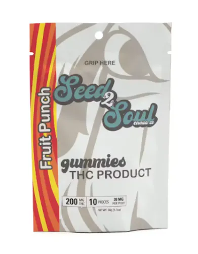 Fruit Punch 200mg Gummies-active