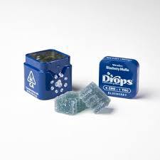 Photo of Drops 100mg 4:1 CBD:THC BLUEBERRY Comfort 2pk Live Rosin Jellies