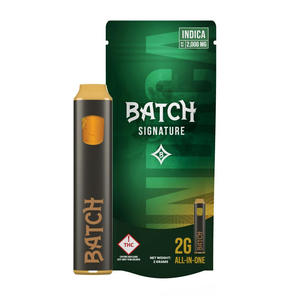 Batch | Signature Disposable Vape - 2g - Blueberry Cookies (Indica)
